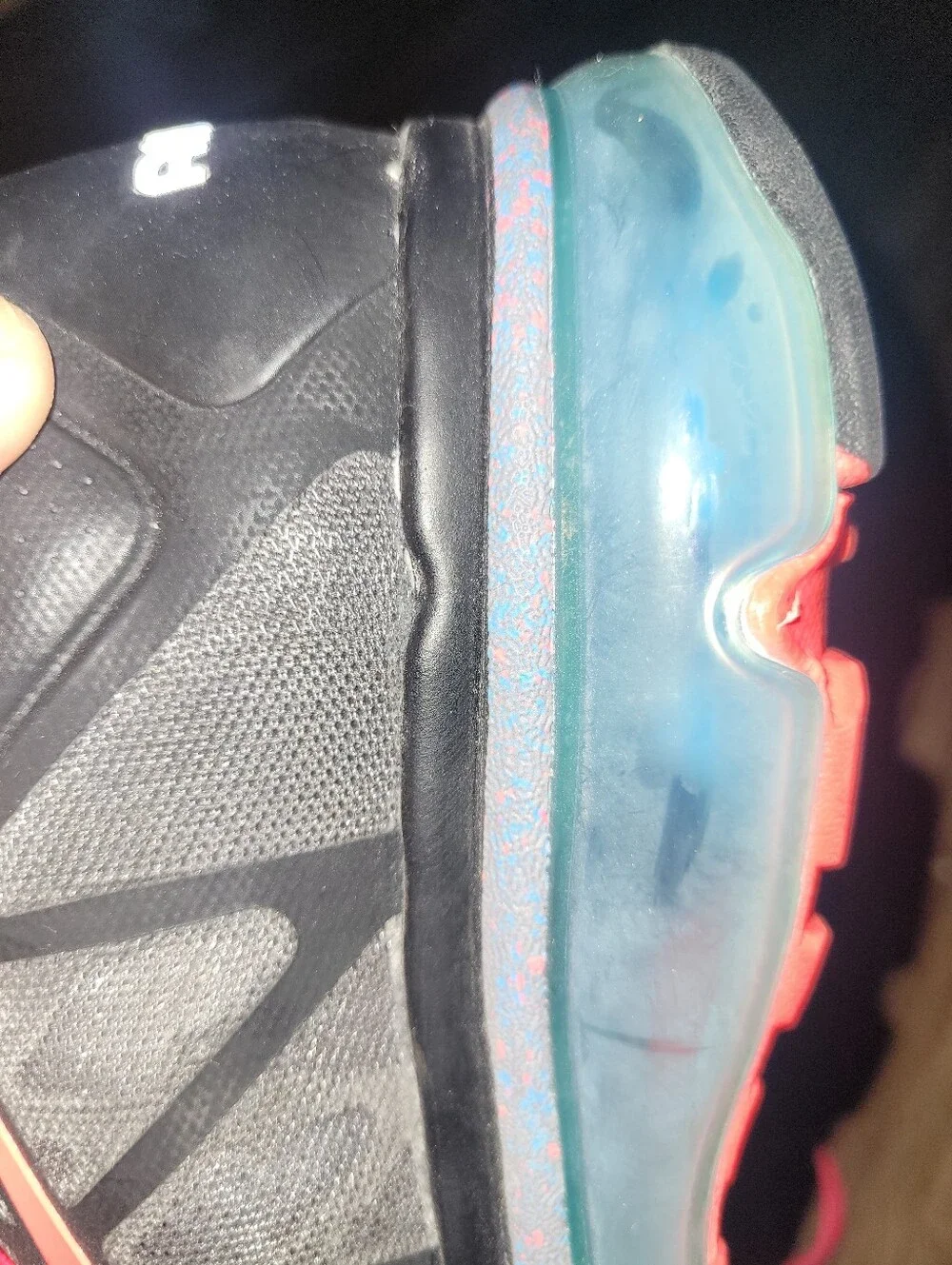Nike Women's AirMax FitSole Pink Grey Blue Tennis Shoes